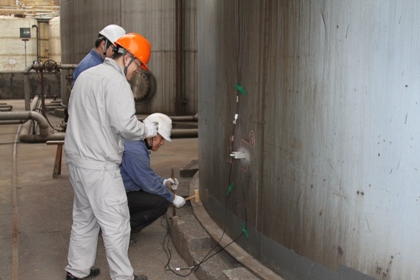 常壓儲罐聲發射檢測